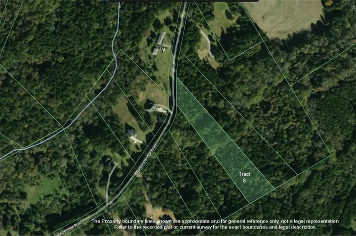 Property Map. Displaying the approximate boundaries and location of Tract 6