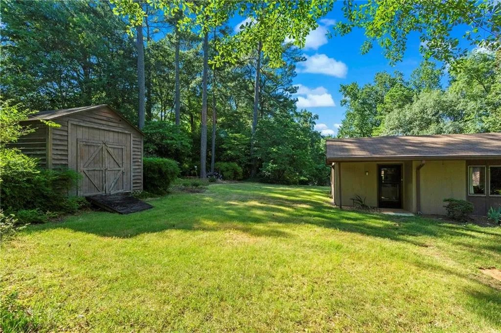 Backyard with Shed