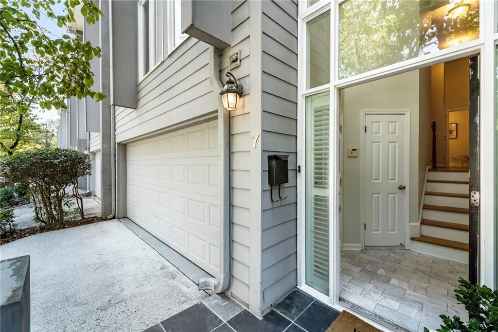 Large garage and ample parking.