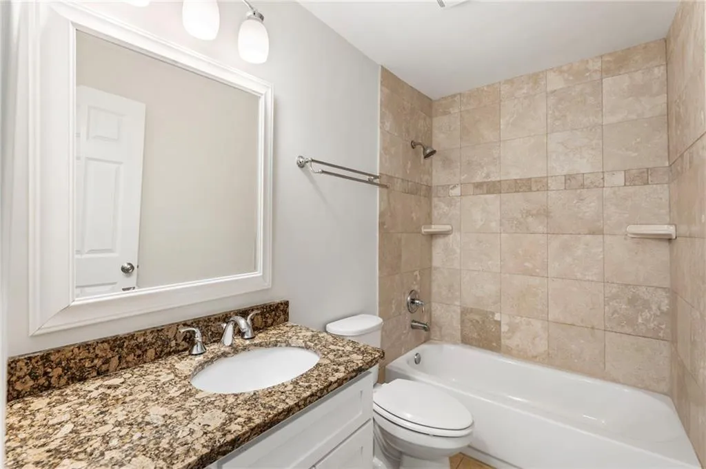 Secondary bedrooms share bathroom.