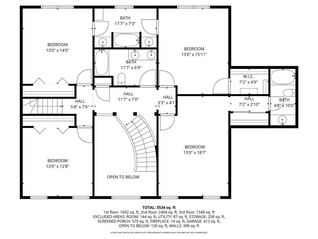 View of home floor plan