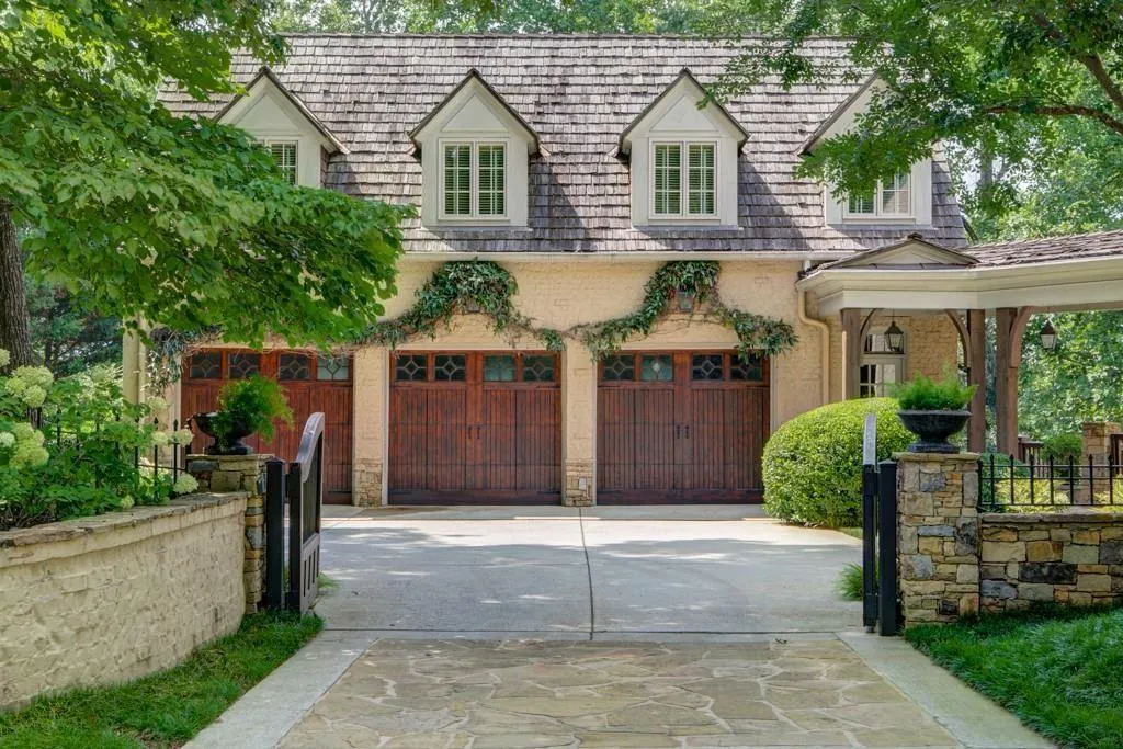 Carriage house and terrace level offer multi-generational living
