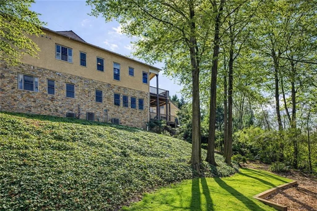 Current landsaped yard