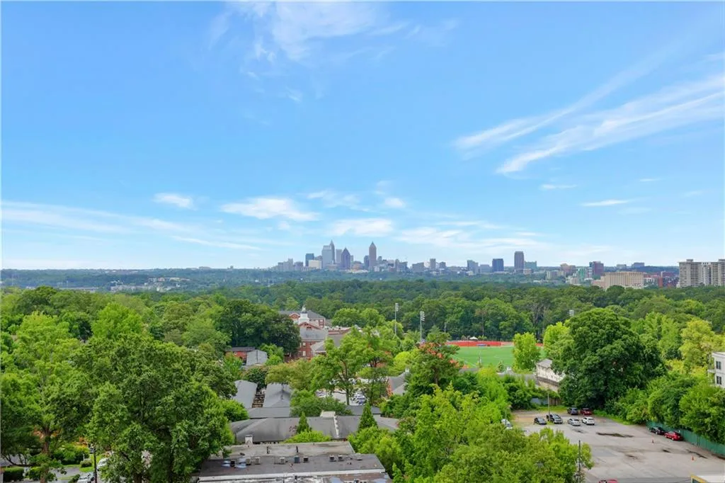 Views of Midtown/Downtown from shared outdoor patios