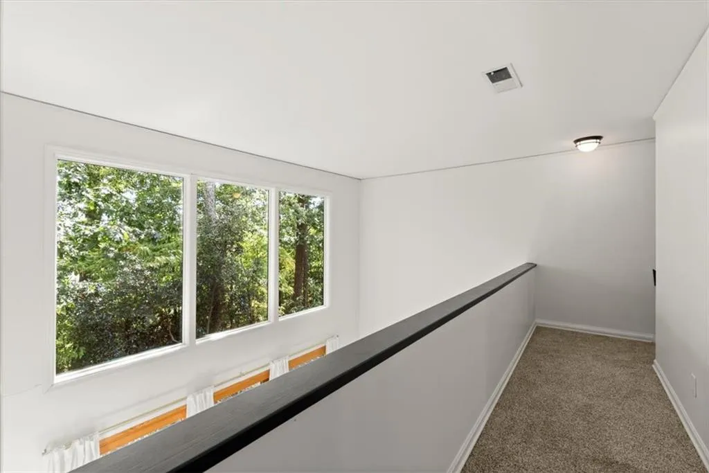 Upstairs hall overlooking great room