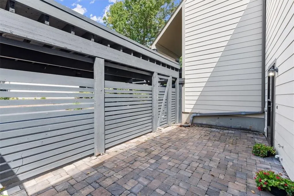 View of private front patio