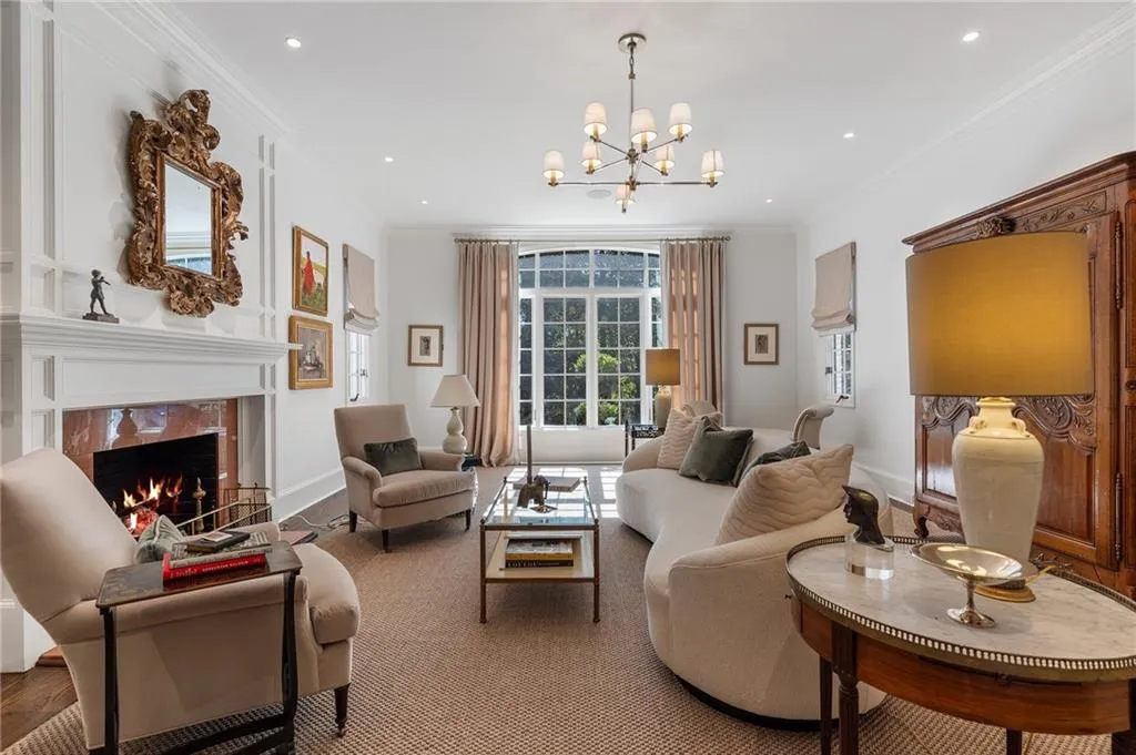 Formal living room off of the foyer and dining room.