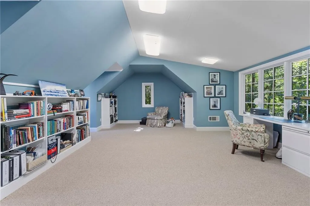 Guest Suite or studio or office, upstairs over garage.