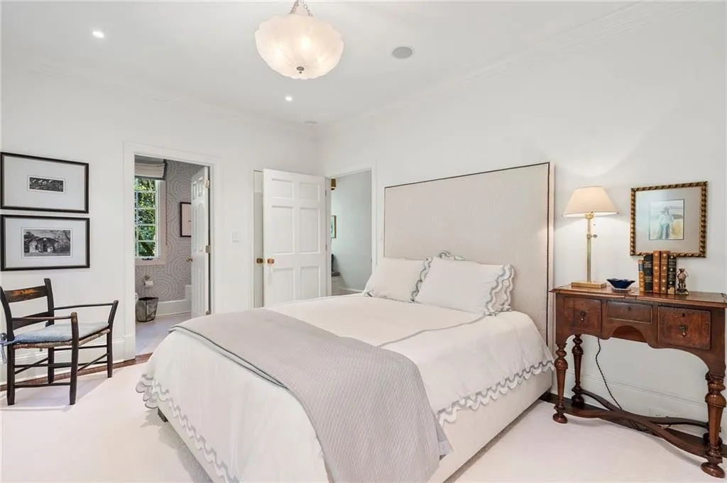 Main floor bedroom and bath