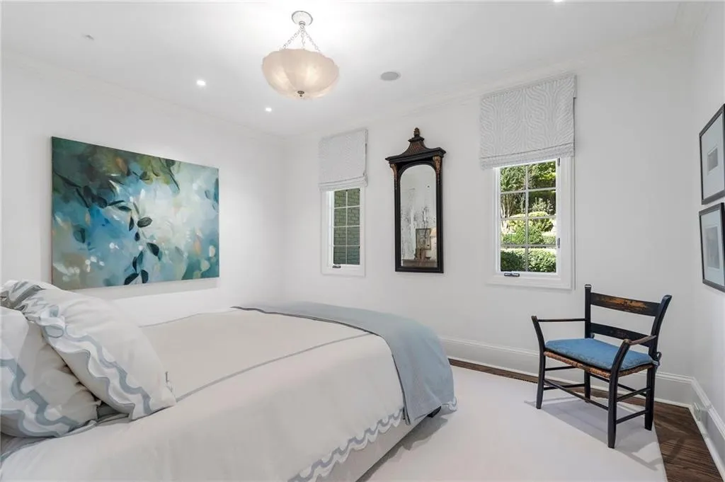 Main floor bedroom and bath