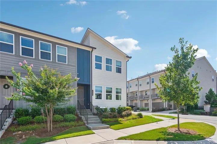 Urban, Modern, Two-Story, End Unit Townhome