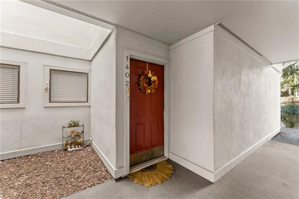 View of exterior entry