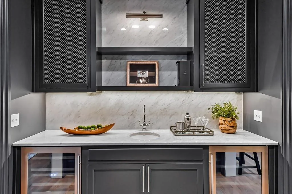 Two beverage refrigerators