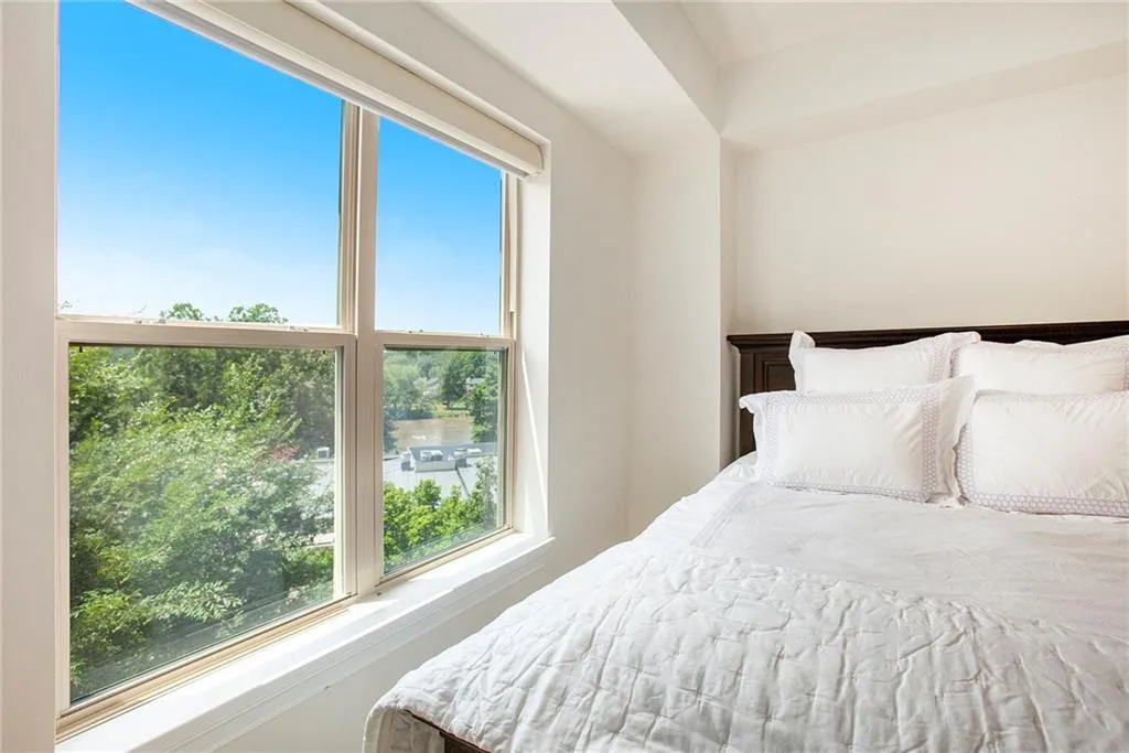 View of bedroom with view of Chattahoochee River!