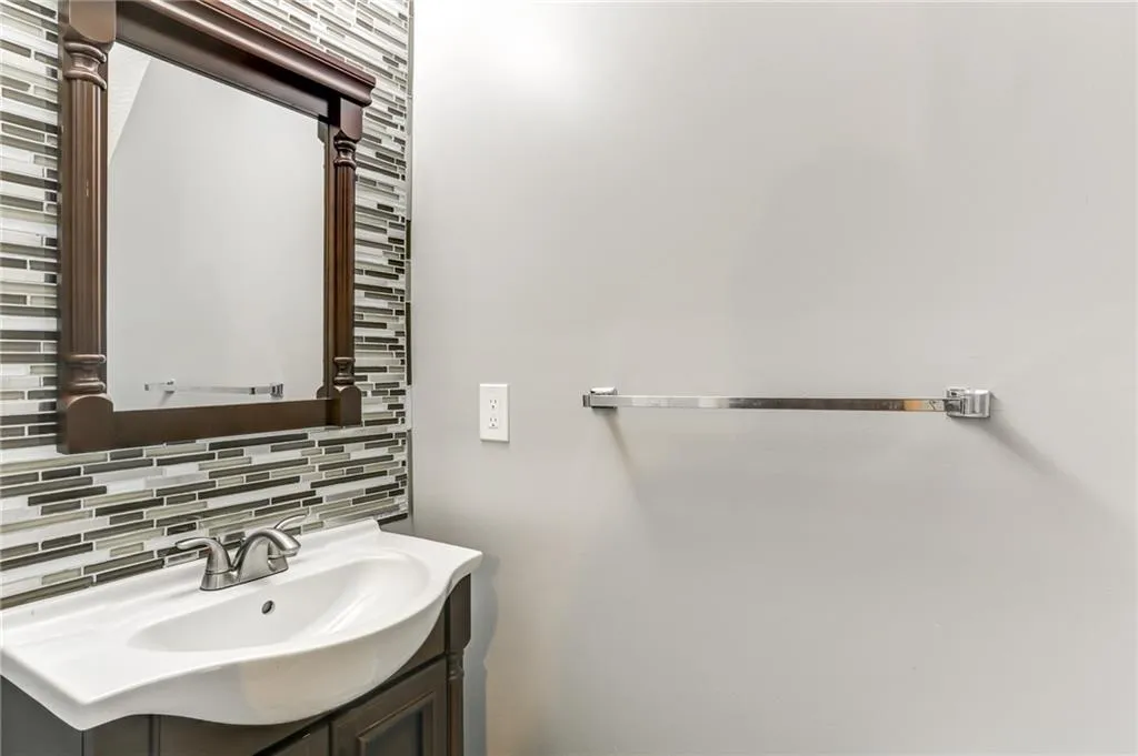 Half bathroom on main level