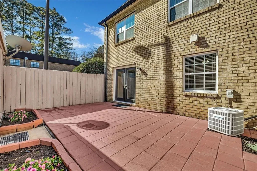Deck with a patio area