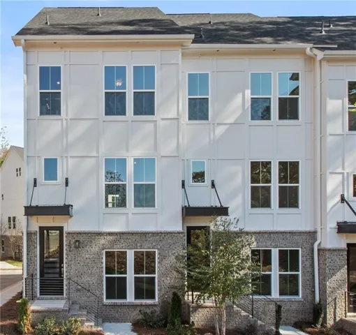 The picture is of the model home.
