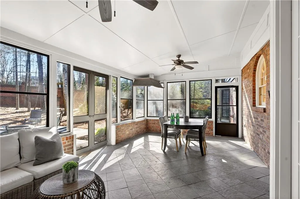 Screened In Porch off kitchen and great room.