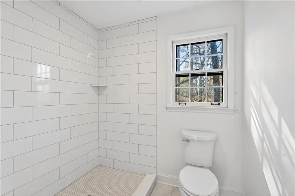 Newly renovated primary bathroom