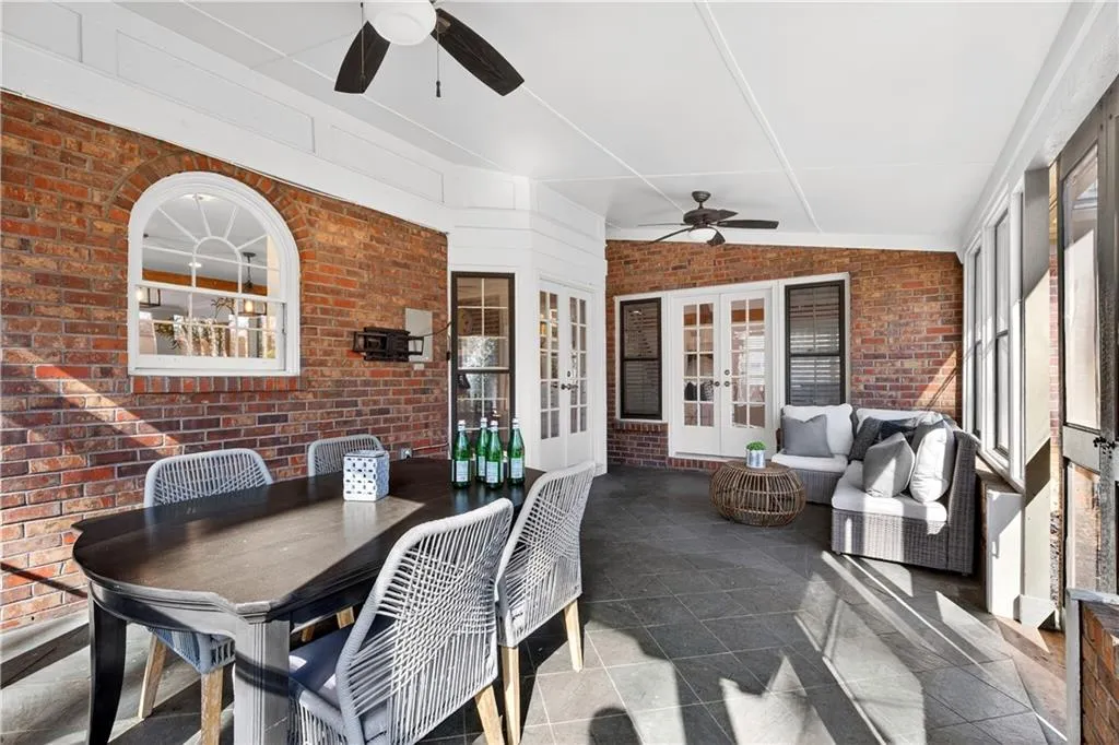 Screened In Porch off kitchen and great room.
