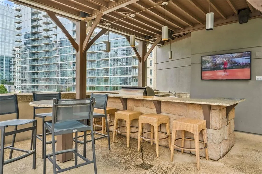 outdoor grilling station