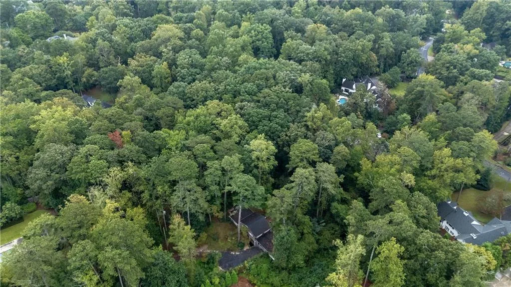 Aerial view of property's location featuring primary house currently on property