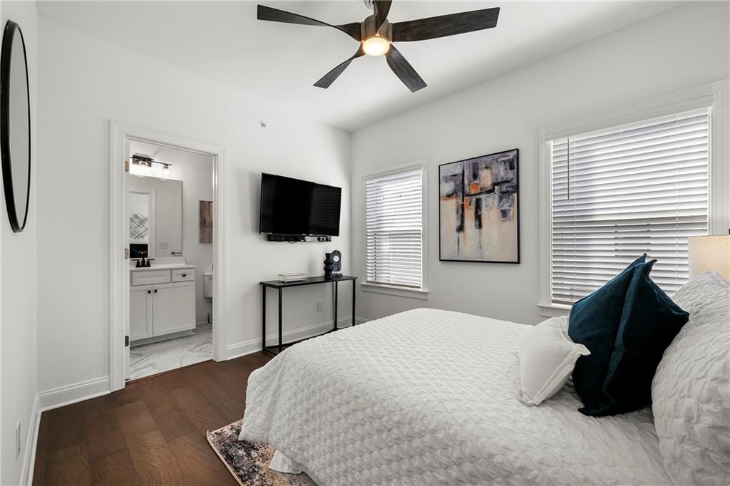 2nd Bedroom featuring ensuite bath