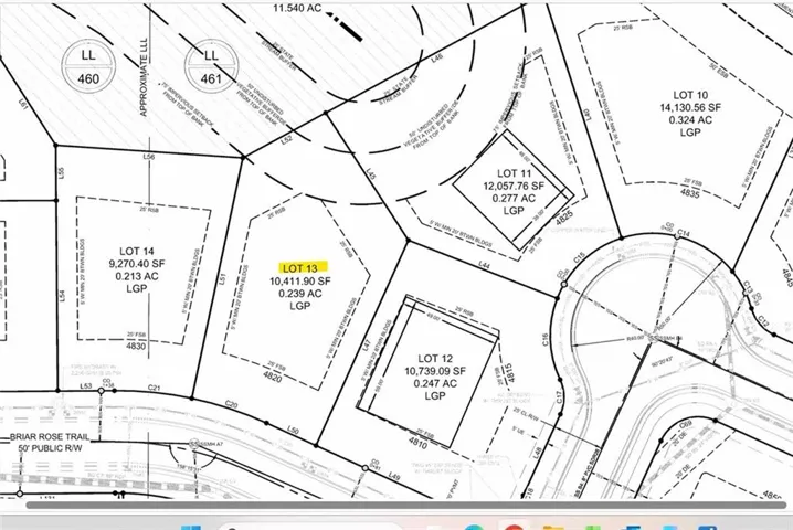 Plat Map. Illustrating lot boundaries, dimensions, and designations for the property