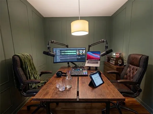Dining room or Podcast studio!