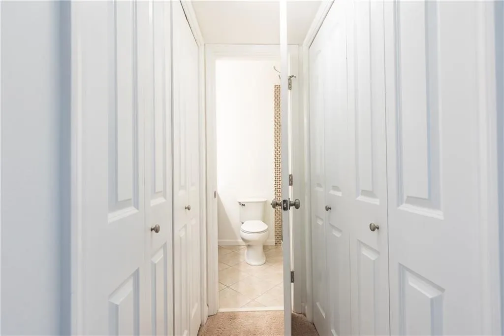 Bathroom Hallway features two additional large closets providing plenty of storage!