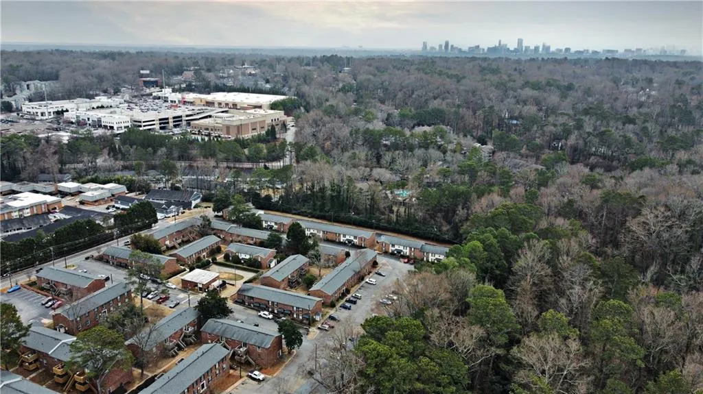 Aerial View of Charleston Square Neighborhood with unit location.