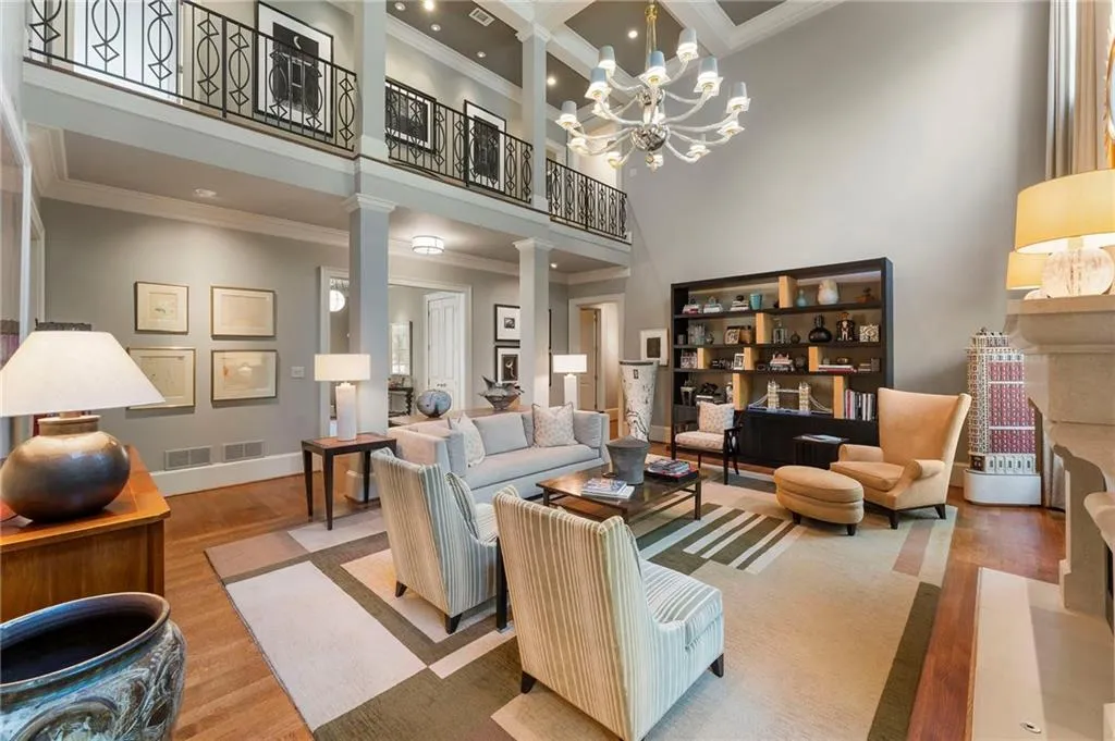 This home has so many thoughtful details including gallery walls throughout.
