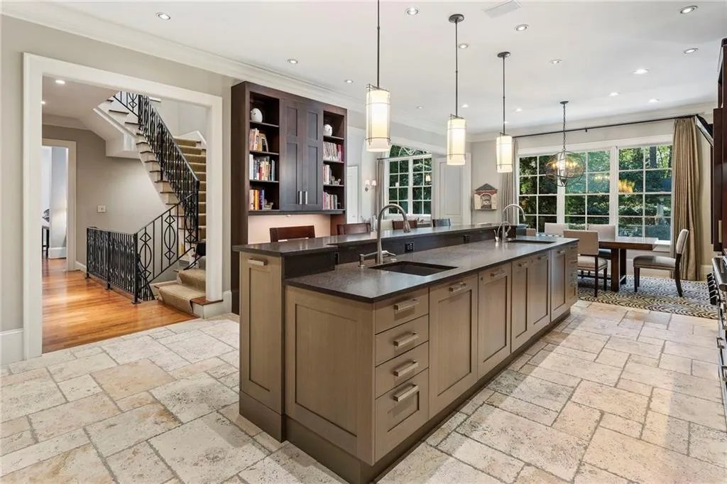 This home flows so elegantly as you pass from room to room.