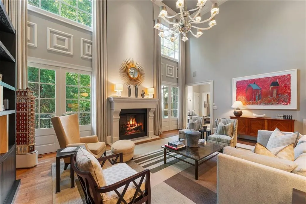 An elegant room for entertaining guests!
