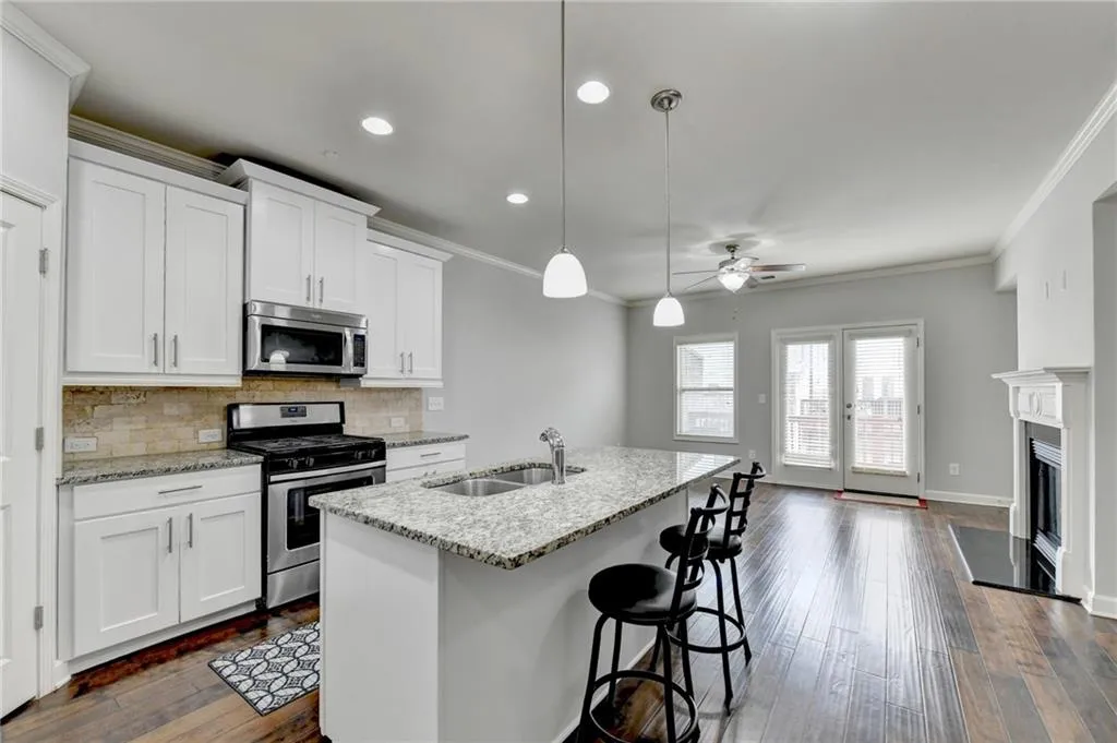 Hardwood floors throughout