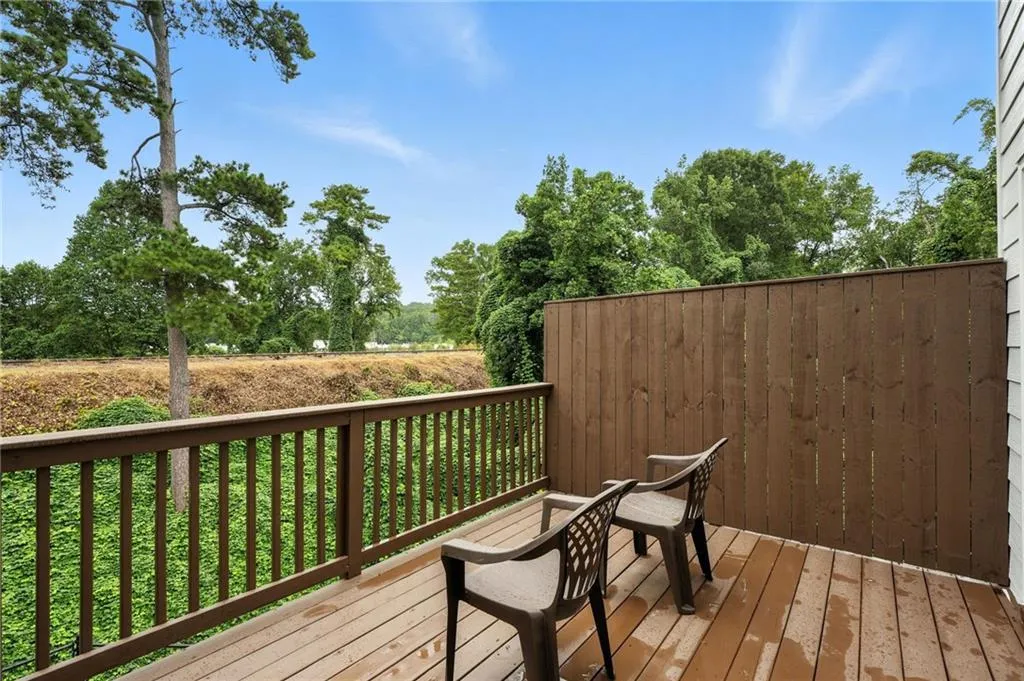 View of deck