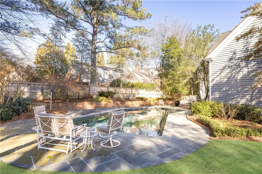 Slate Pool Deck Play area