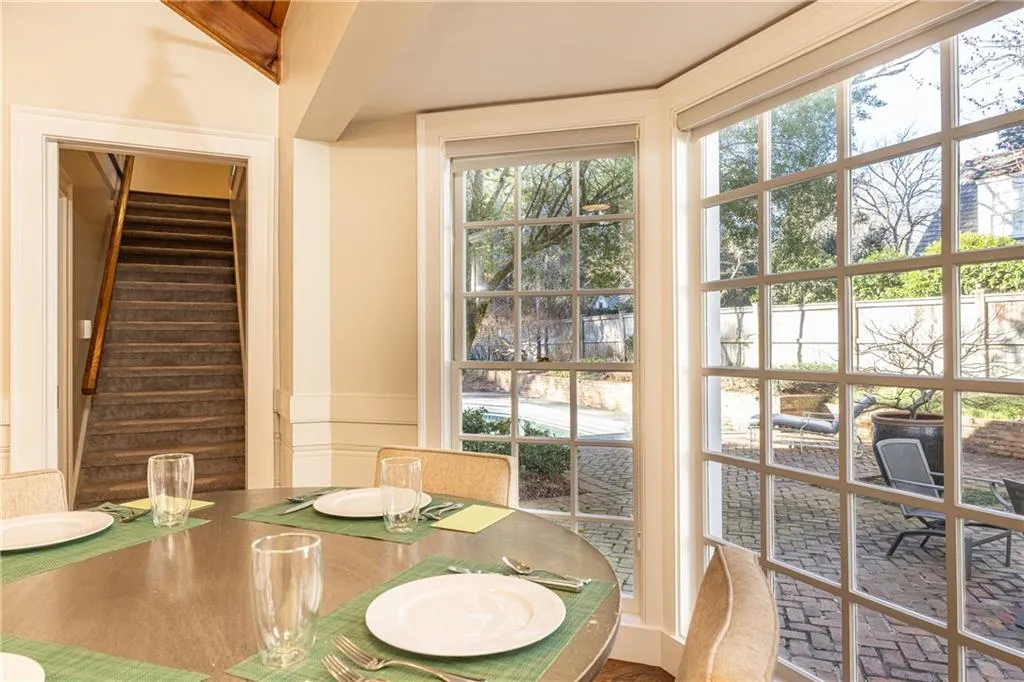 Stairs from kitchen/ garage to suite over garage