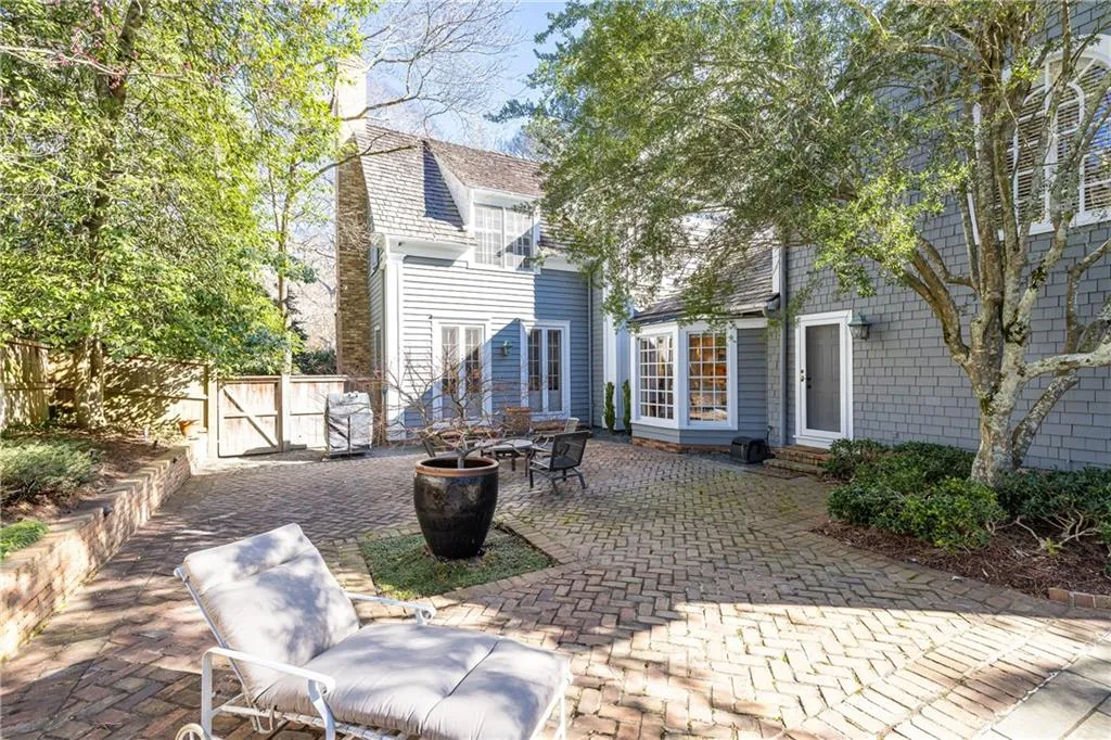 Herringbone Brick Patio