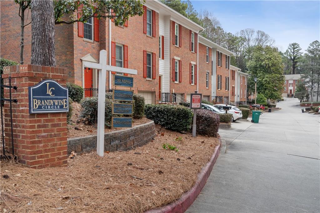 View of entrance of neighborhood