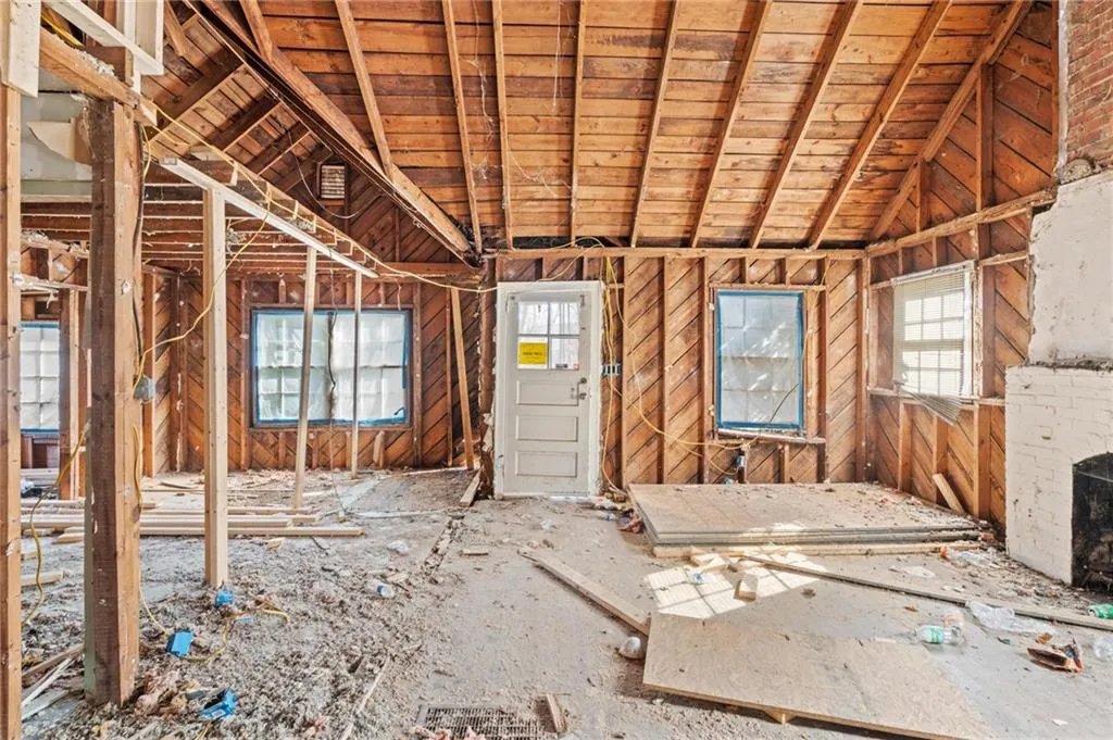 Misc room with healthy amount of natural light