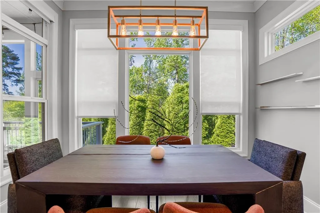 View of dining room