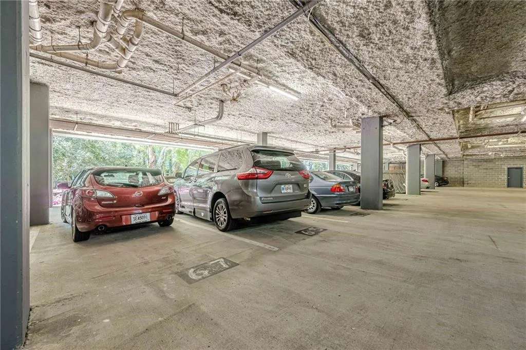 View of parking garage