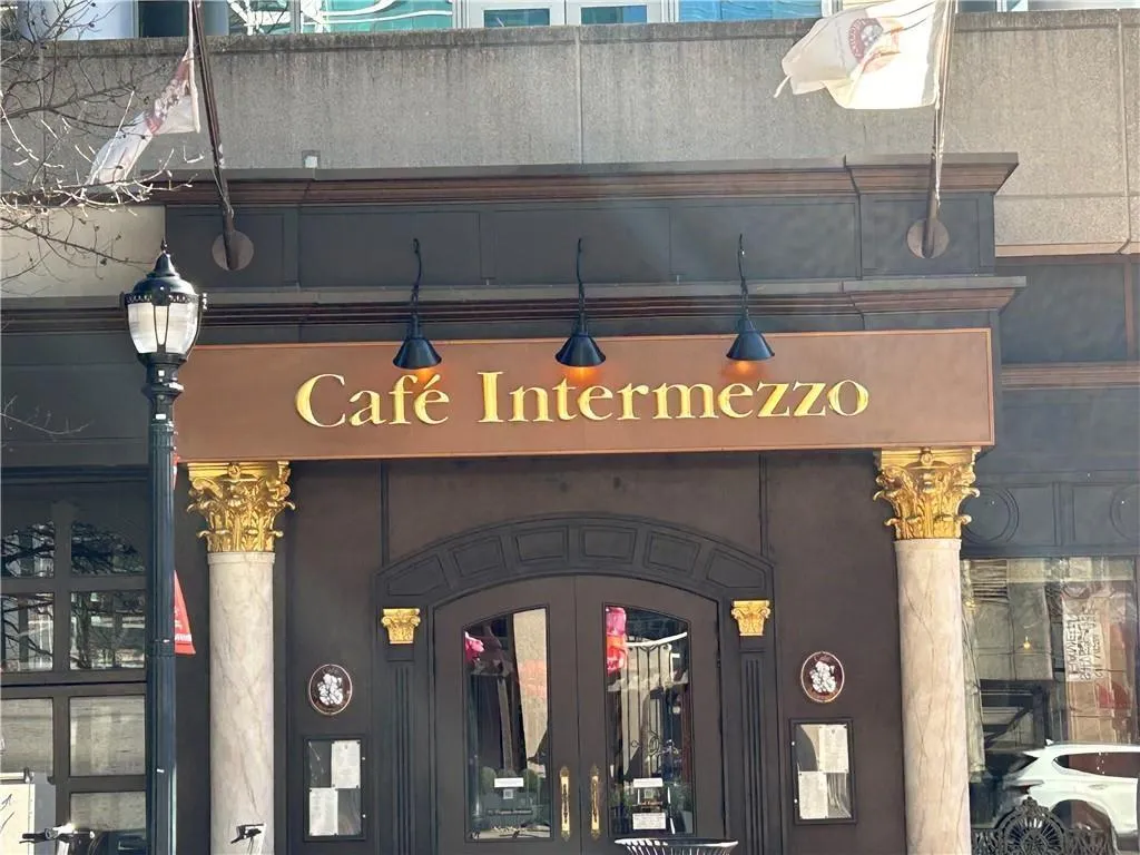 Cafe Intermezzo across the street.