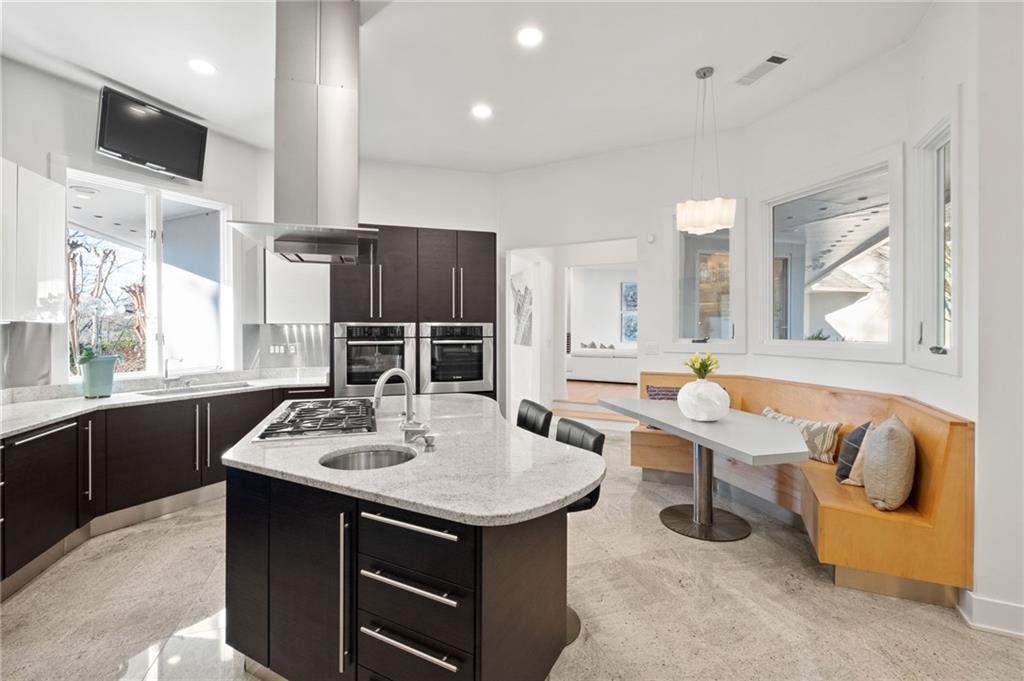 Eat in kitchen with built in seats