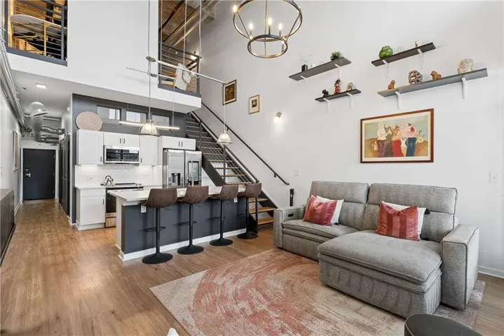 Soaring Ceilings to 22 ft.