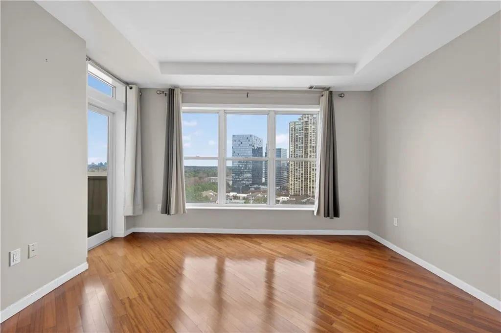 skyline view from bedroom