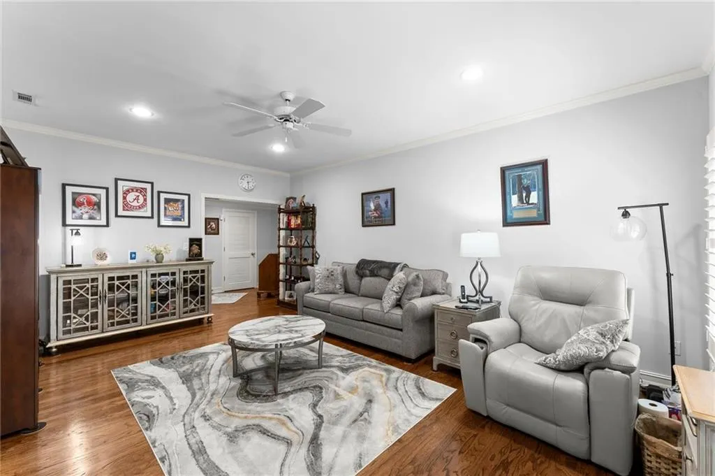 Fully Finished Basement currently a second living space. (is a full bedroom)