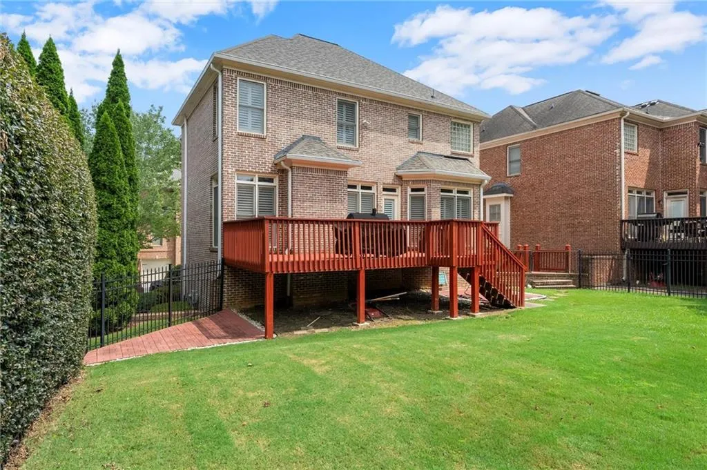 Spacious, private backyard with deck and fence!