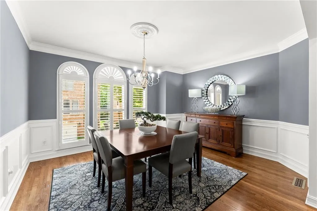 Spacious Dining room with view to living room